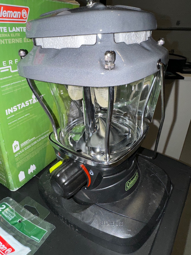 Coleman Elite Pro Propane Mantle Camping Lantern with Hanging Ho in Other in Edmonton - Image 4