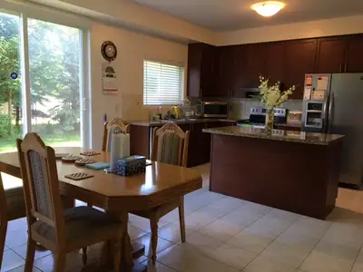 Bright, spacious bedrooms are on the second floor of a detached house, closed to Ontario Tech Univer...