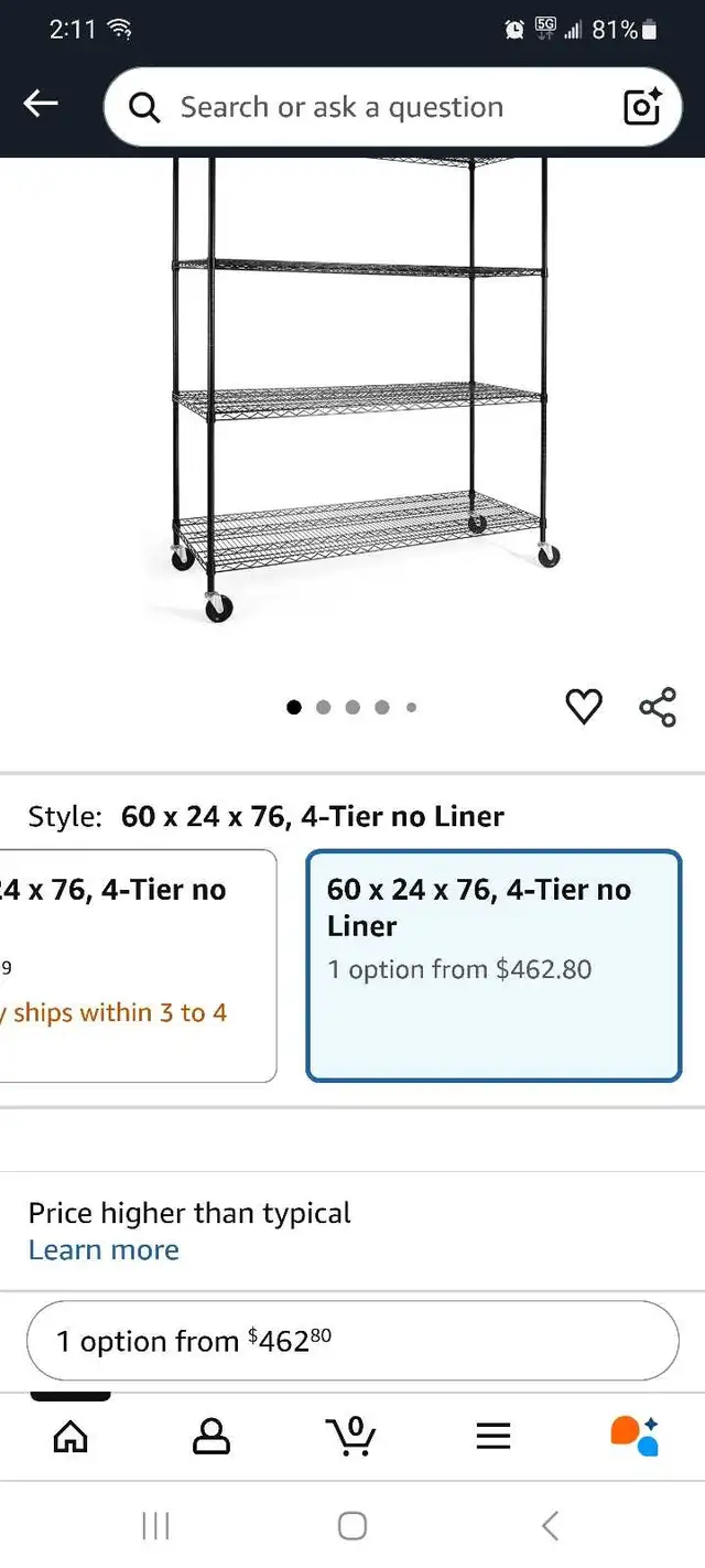 5 Tier Shelf in Bookcases & Shelving Units in Edmonton - Image 2
