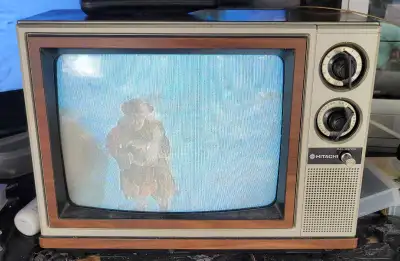 Vintage Hitachi CT1322 Television 13", View more