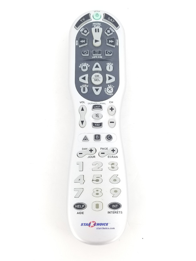 Polaris Universal Remote Control Star Choice Shaw Direct URC1090 in Video & TV Accessories in Ottawa