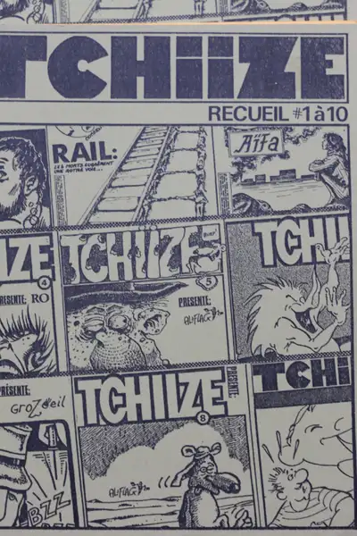 Un recueil (no.01 à no.10) du magazine TCHIIZE dans les années 1980/1985...En excellente condition.....