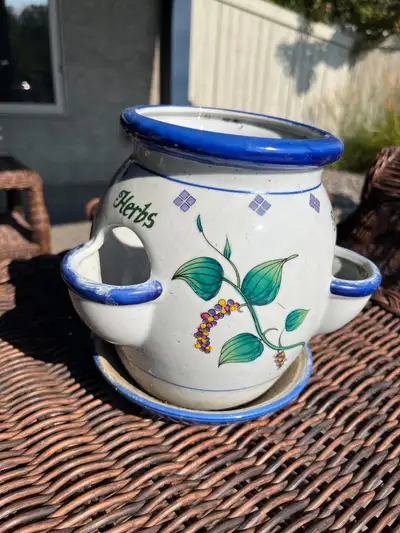 Ceramic Herb Planter, View more