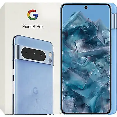 BLUE *SEALED* 512GB Google Pixel 8 PRO+ +WARRANTY+ ACCESSORIES, View more