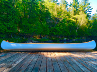 16’ Refurbished Cedar-Strip Canoe