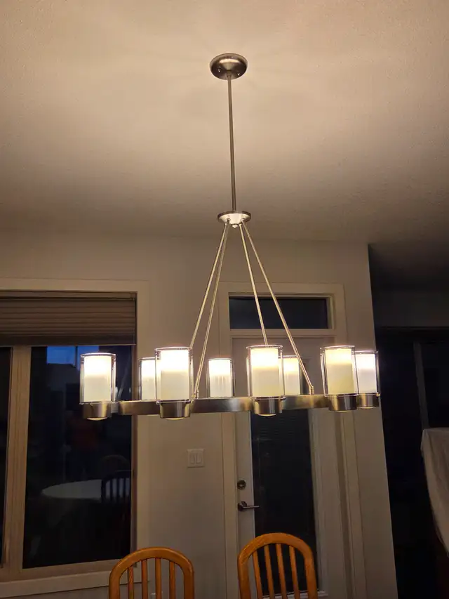 Dining Area Chandelier - 8x60W A19 bulbs