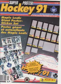 1991 Toronto Maple Leafs Panini Giant Poster Sticker Set  (Y901