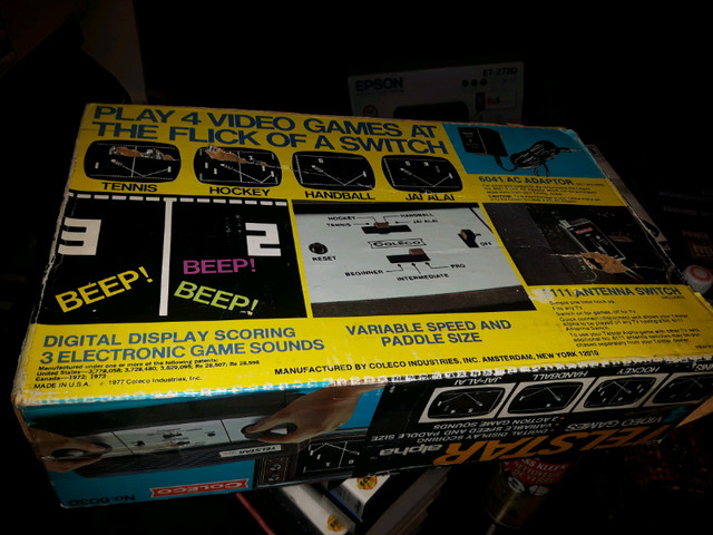 Coleco Telstar in original box.Tested and working.$140 firm in Older Generation in Calgary - Image 2