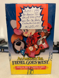 1991 Feivel Goes West American Tale WAX BOX Showcase 319