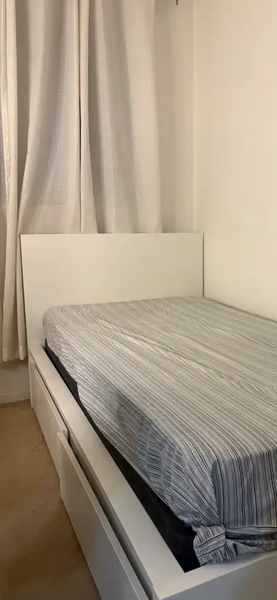 Ikea MALM Twin Bed Frame + Bed Box, View more
