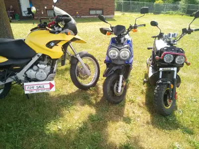 3 bikes. 2 gas, 1 electric. Selling separately. Firm in price. Will not deal with low ballers. BMW i...