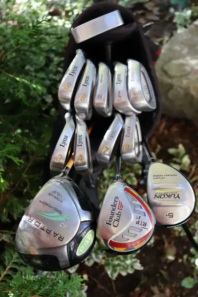 MEN’S RIGHT-HANDED GOLF CLUB SET – LYNX, MIZUNO, RAPTOR, FOUNDER, View more