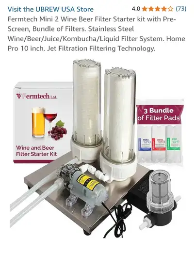 Fermtech Mini 2 Wine Beer Filter Starter kit. Save 40%, View more