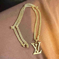 18k Japan gold necklace & saudi gold pendant
