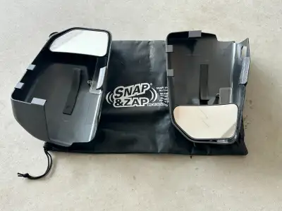 K SOURCE Snap & Zap 81850 Custom Fit Towing Mirror for 2015-2020 F150. Found on Amazon. Just like ne...