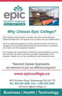 Hospitality And Tourism Diploma -Epic College Of Technology