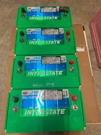 Batteries Interstate group 31 AGM  350 each have 3