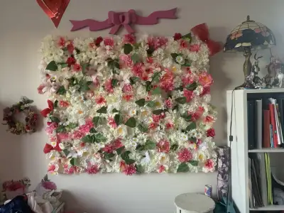 Handmade wall flower art , View more