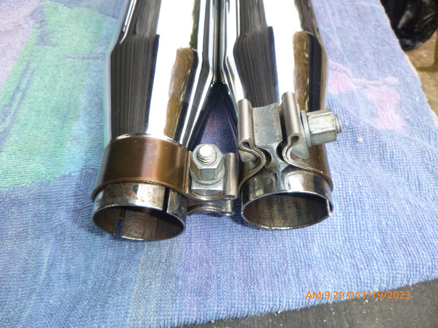 HARLEY DAVIDSON FAT BOY EXHAUST in Motorcycle Parts & Accessories in North Bay - Image 4