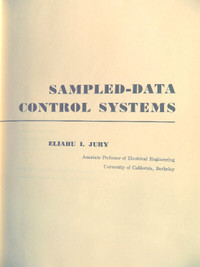 Sampled-Data Control Systems E. Jury