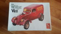 New Sealed AMT 1933 Willys Van Kit With Nostalgia Packaging