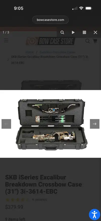 SKB hard travel case, View more