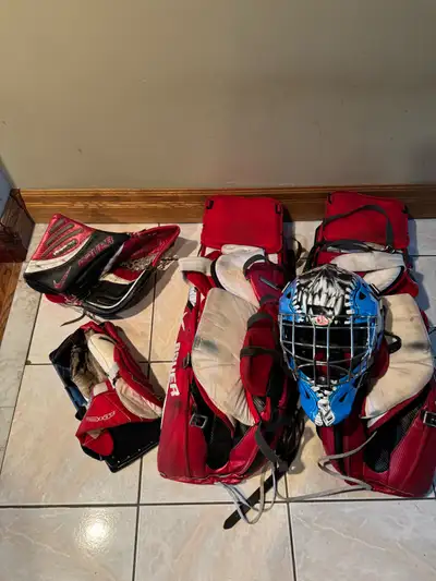 youth hockey goalie equipment / youth 31” goalie pads, View more