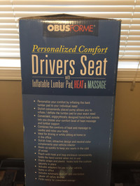 ObusForme© Personalized Comfort Drivers Seat Massage Cushion