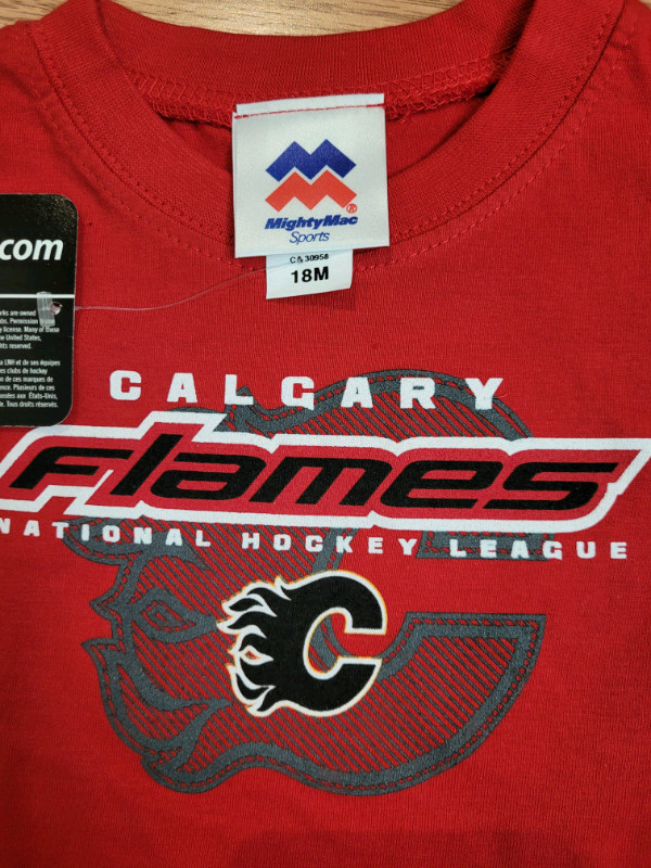 NEW/NEUF, official NHL hockey shirt,  chandail, size 24 mois dans Hockey  à Ouest de l’Île - Image 2