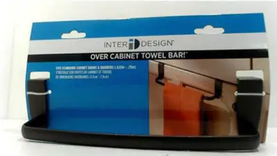 InterDesign Axis Over Cabinet Towel Bar, 10" - New, View more