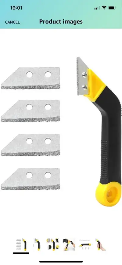 Tile Grout Saw Angled Grout Saw with 4 Pieces Blade, View more