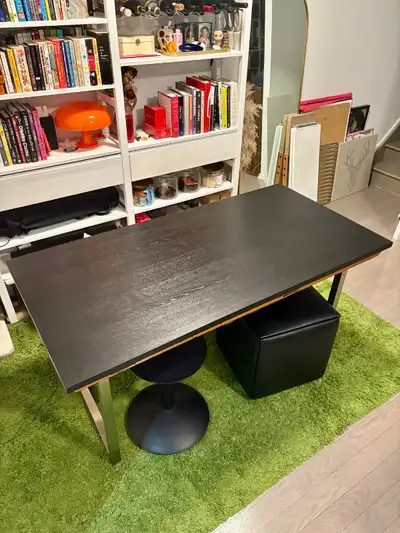 Idåsen Ikea Tabletop, Black,  160x80 cm (63x31 1/2"), View more