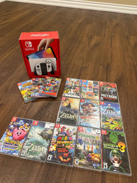 Nintendo Switch OLED + 14 Games