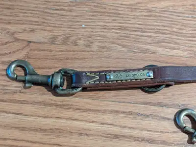 Leather dog leashes, View more
