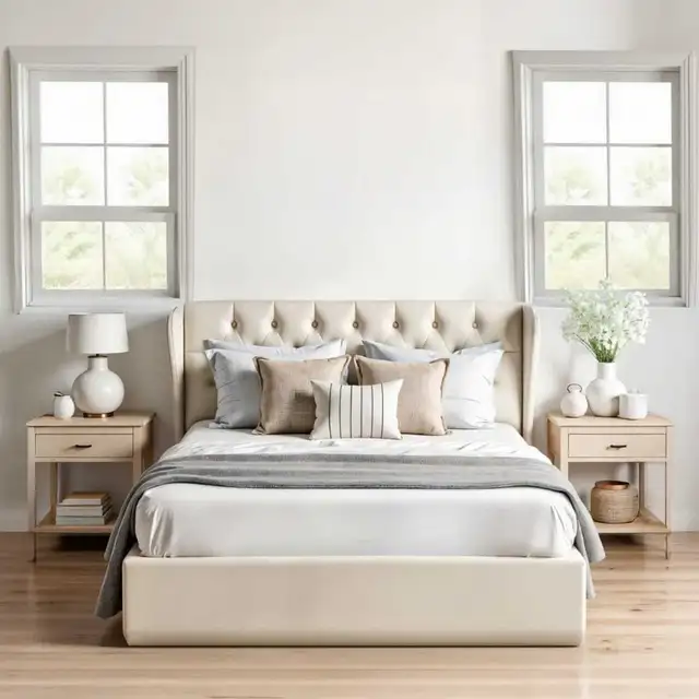 Queen storage bedframe  in Beds & Mattresses in Vancouver - Image 4