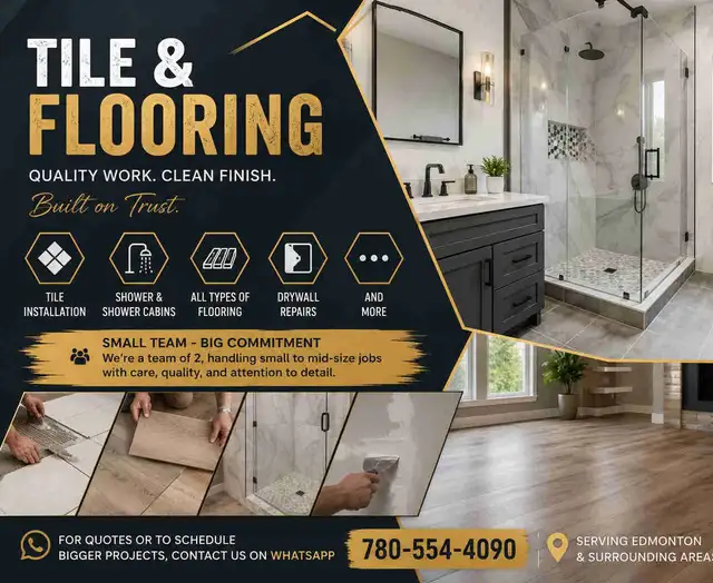 TILE & FLOORING SERVICES – EDMONTON