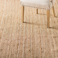 Santibanez Flatweave Jute Sisal Area Rug 10'x14'