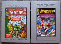 Marvel Masterworks AVENGERS Vol 1 & 2 Hardcovers KANG As New