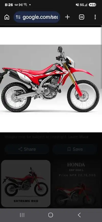 2018 honda crf 250L ( has signal lights, headlight , brake light. Street legal, electric start) boug...