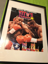 28 by 21 inches Felix Tito Trinidad rare collectible boxing