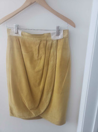Danier Leather Suede Skirt