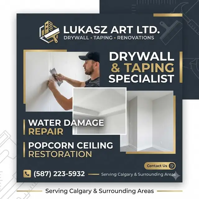 Professional Drywall Repair, Patchwork & Popcorn Ceiling 