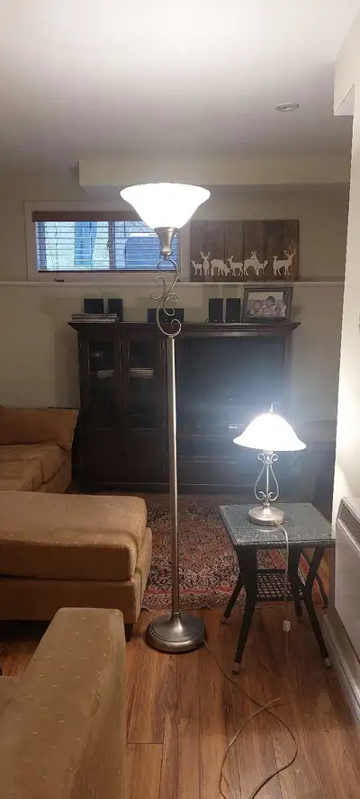 Floor Lamp with matching Table Lamp, View more