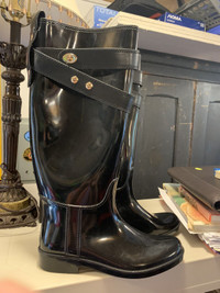 Coach women's rain boots.  Size 7 reduced