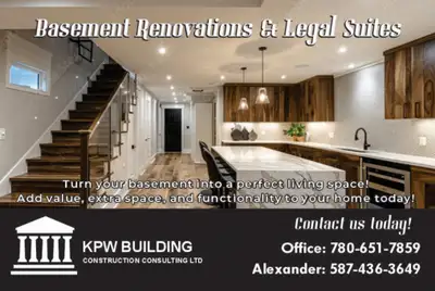 Let’s us assist with your basement renovations, View more