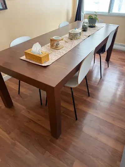 Structube 8 seater dining table with 5 chairs , View more