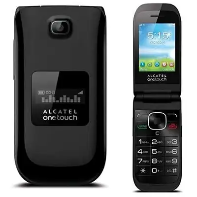 Téléphone cellulaire Flip Alcatel One Touch