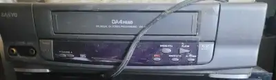 Sanyo VHS VCR. I deliver. I have many to choose from., View more