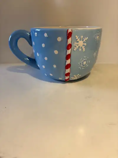 Blue Snowflake Mug -Extra Large- “NEW”, View more