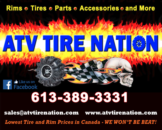 Glide 15" WHEELS $99 IN STOCK! ATV UTV 4/137 ATV TIRE NATION in ATV Parts, Trailers & Accessories in Kingston - Image 2